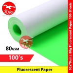 【100-Sheets】 50x70cm± Fluorescent Paper 80gsm #Kertas #Pendarfluor #Fluorescent #Paper #荧光纸 #6933